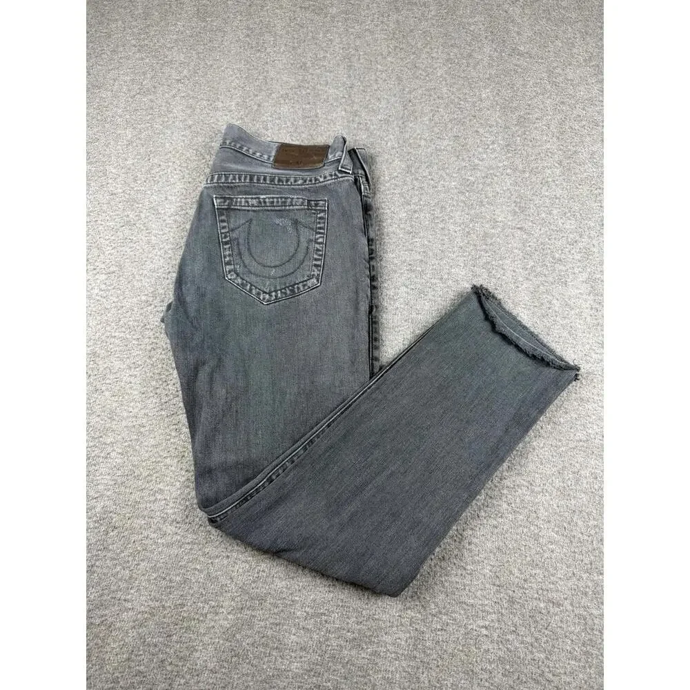 True Religion Men's Grey‎ Jeans Size 33